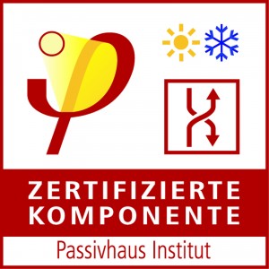 Zertifizierte Passivhaus-Komponente