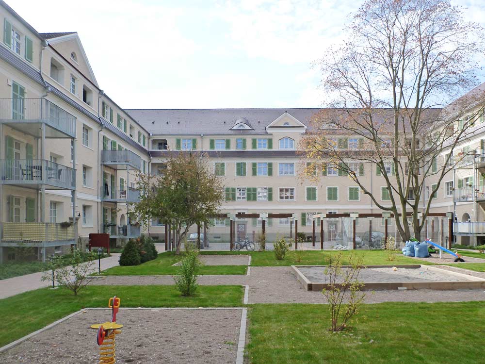 Wohnanlage mit Wohnraumlüftung