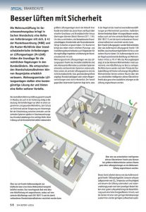 Wohnraumlüftung mit WRG im Geschosswohnungsbau
