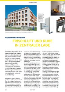 Schallgedämmtes Lüftungssystem