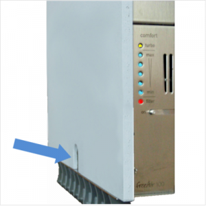 freeAir 100 Fehlermeldung durch an und ausschalten löschen Lüftung freeAir 100 Fehlermeldung durch an und ausschalten löschen