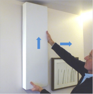 Abnehmen des Premium Covers der Wohnraumlüftung
