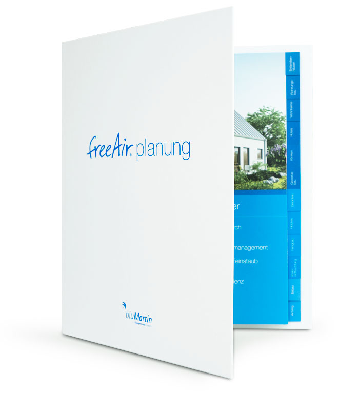 bluMartin Wohnraumlüftung - Planer-Mappe
