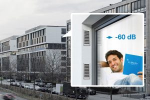 Wohnraumlüftung in Laibung