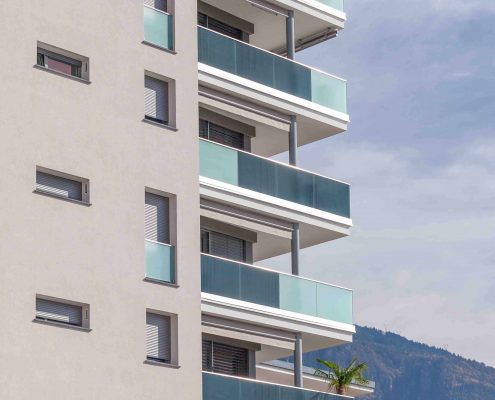 Fensterlaibung Appartmenthaus Bozen Appartmenthaus Bozen