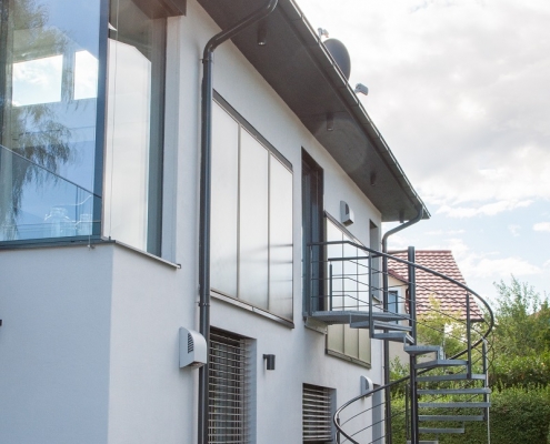 Außenansicht Lüftungsanlage