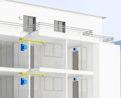 BIM-Daten für Wohnraumlüftung freeAir