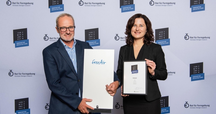 Iconic Award 2019 für Lüftungsanlage freeAir