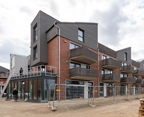 Neubauprojekt PrymPark mit Lüftungsanlage freeAir von bluMartin